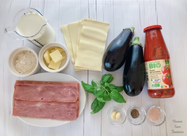 🍆Eggplant and Bacon Lasagna: Italian Home-Style 🇮🇹 ingredients