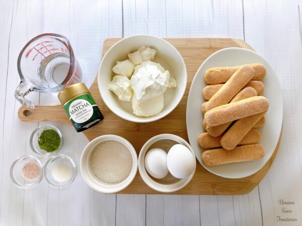 🍵 Matcha Tiramisu : A Simple Japanese-Inspired Dessert ingredients
