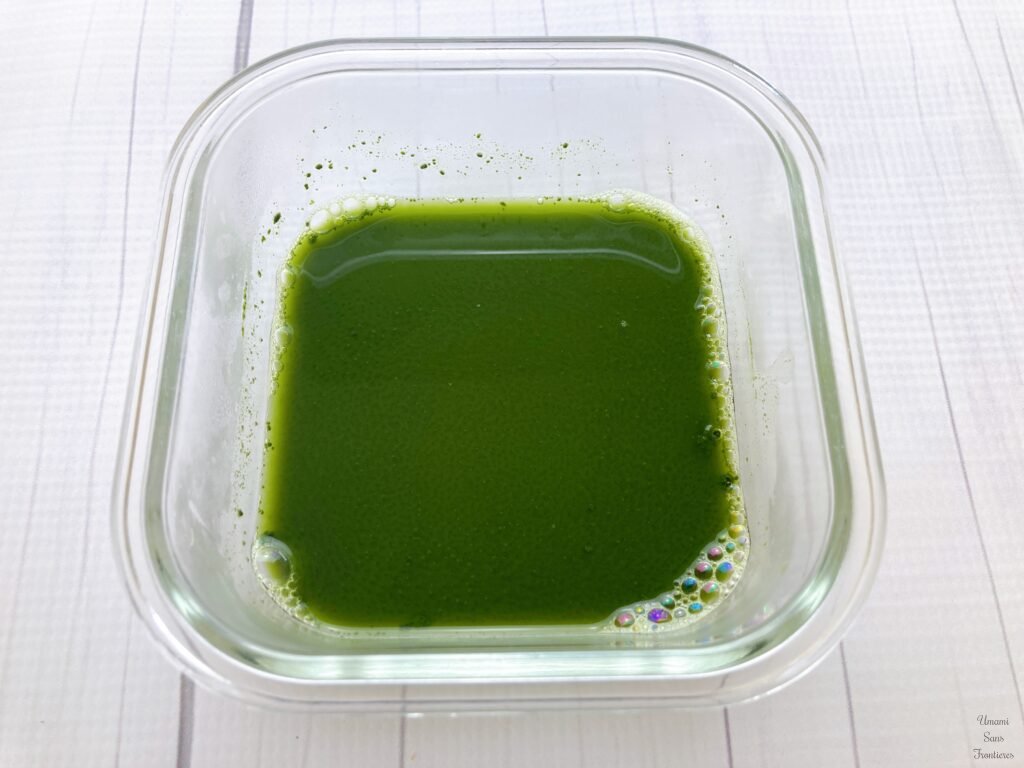 Matcha syrup