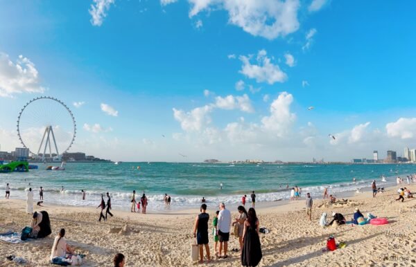 🎡A Winter Evening from Dubai Marina to Bluewaters