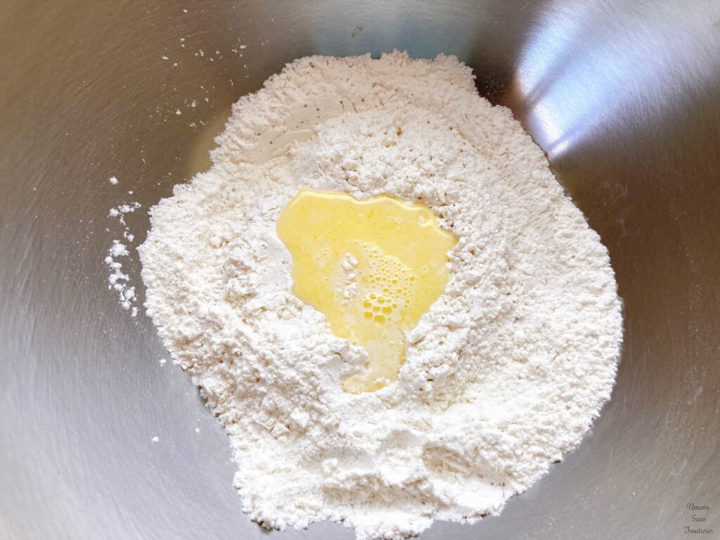 flour milk melted butter