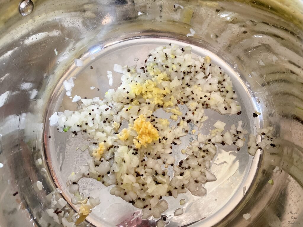 onions garlic ginger