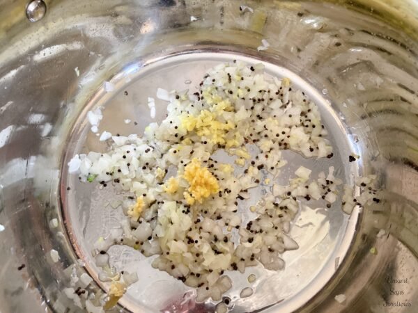 onions garlic ginger