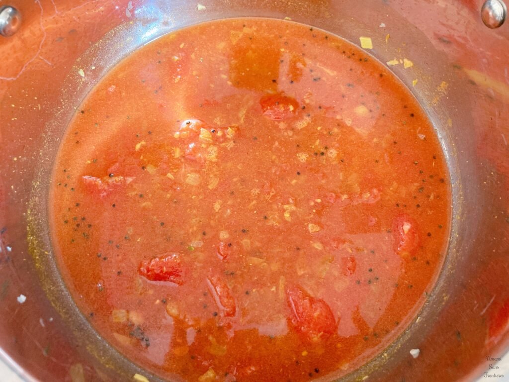 tomato water bouillons