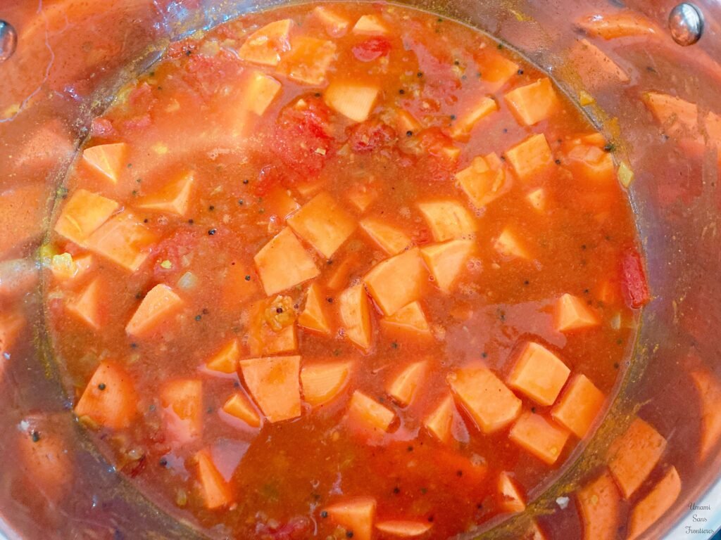 sweet potatoes added