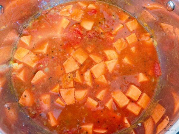 sweet potatoes added