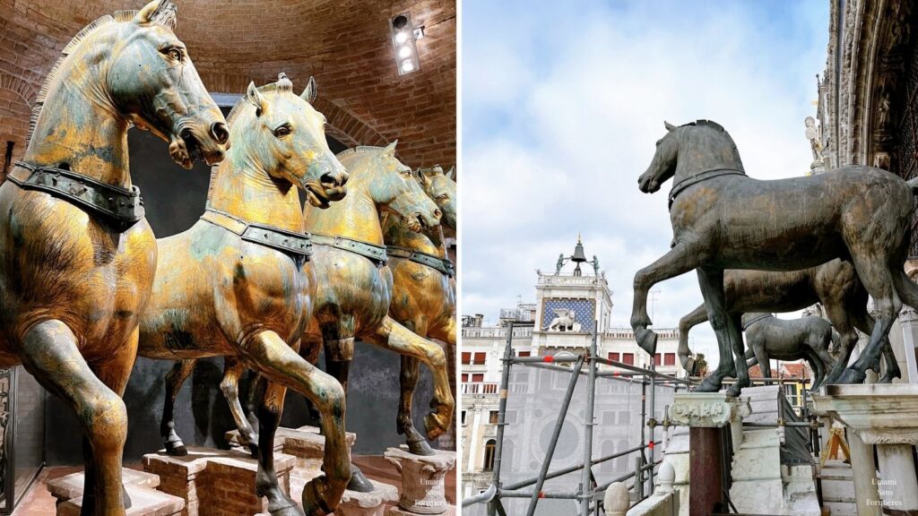 horses statues