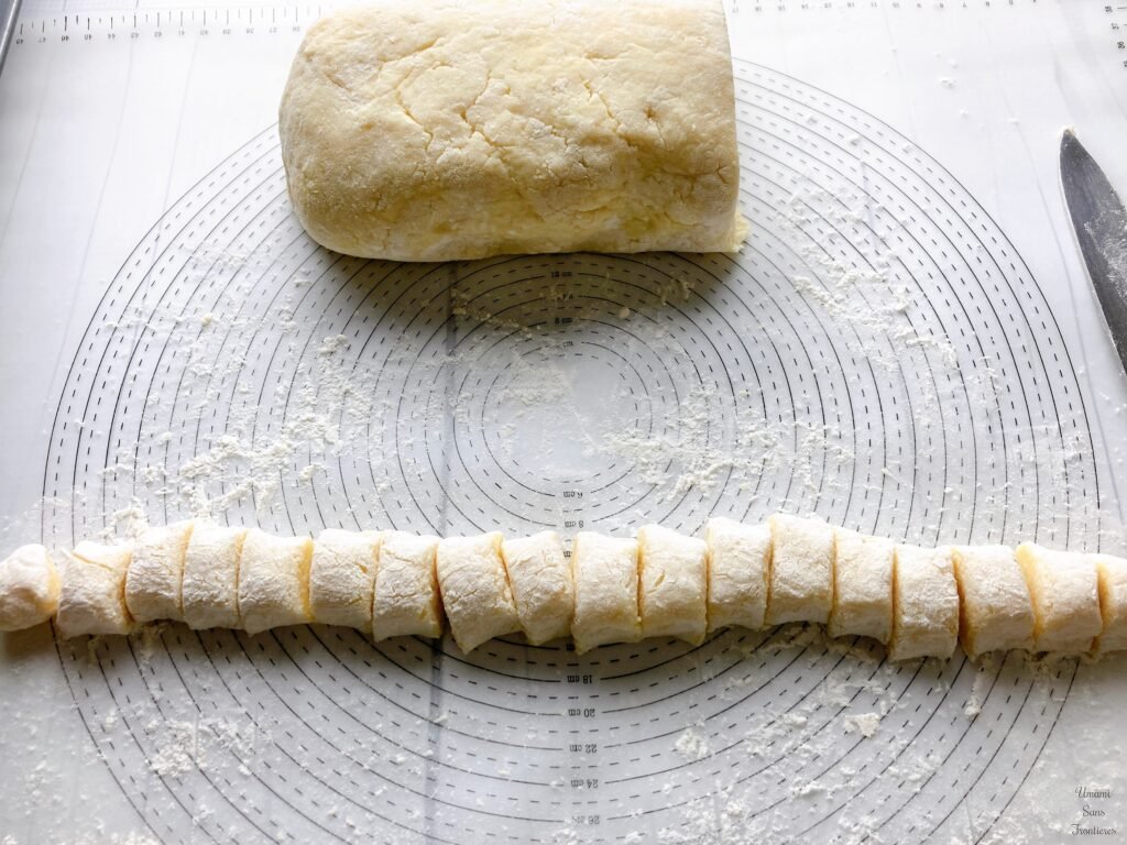 cut small dough