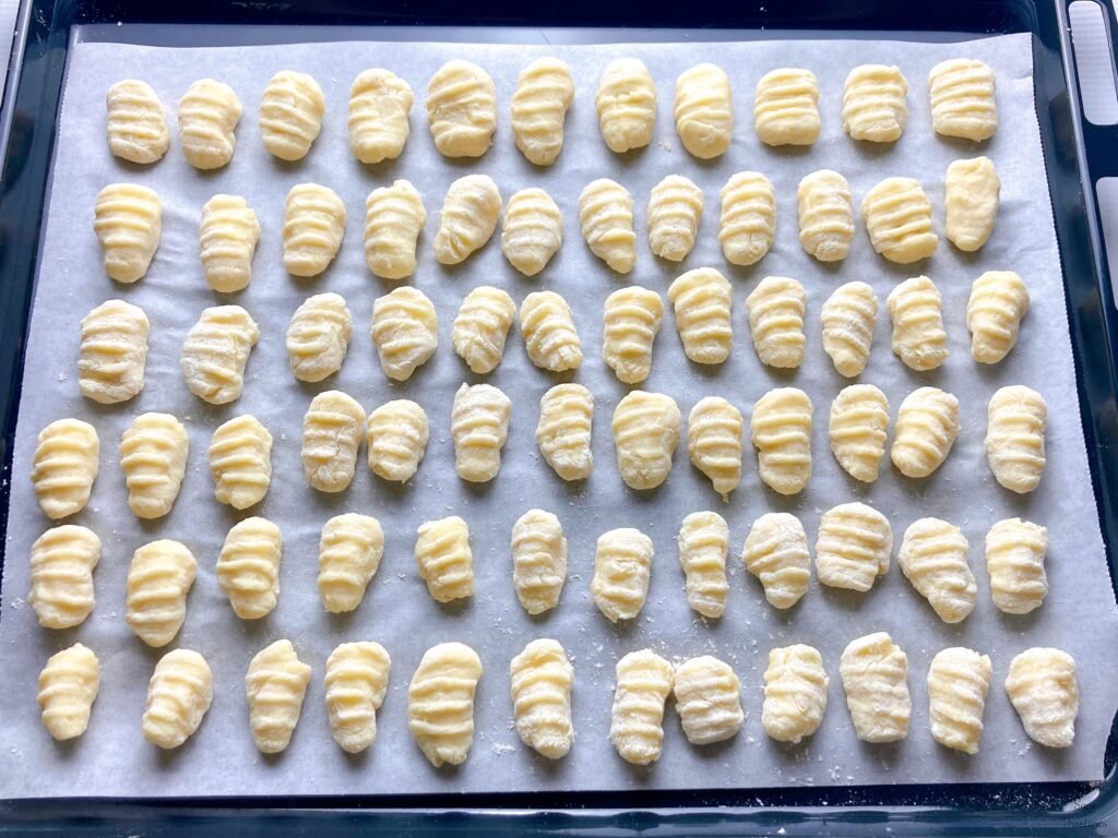 arranged gnocchi