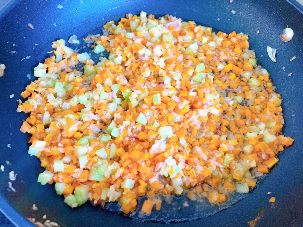 white wine celery onion carrot