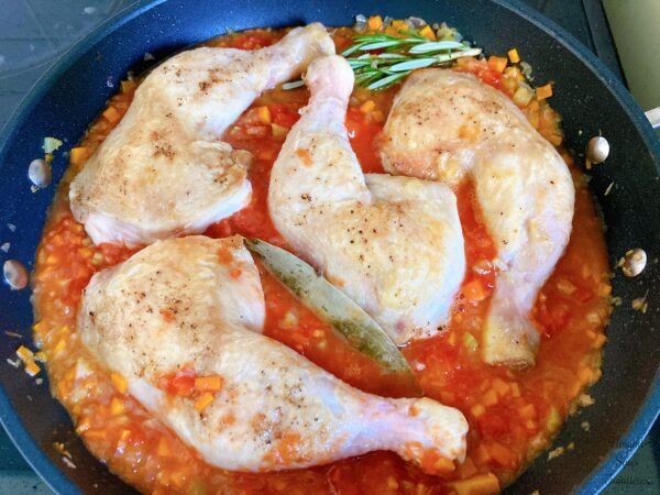 chicken tomato sauce herbs
