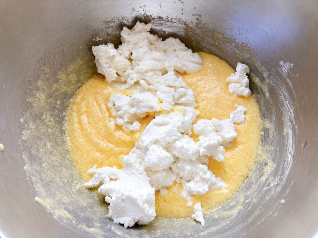 ricotta egg butter sugar 