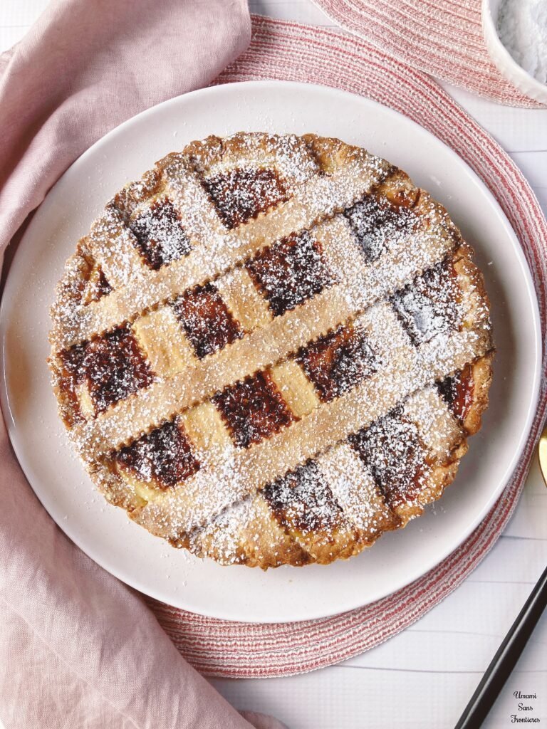 crostata icing sugar