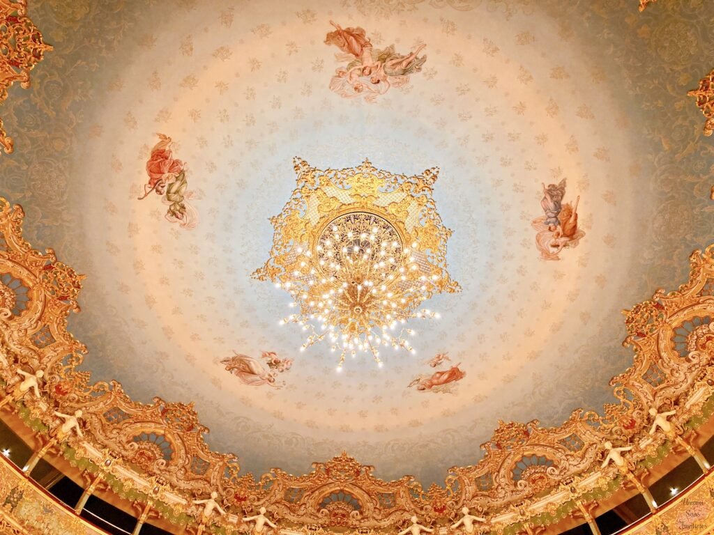 ceiling of grand teatro la Fenice