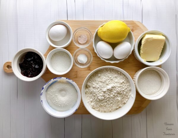 Ricotta and Berry Jam Crostata (Italian Tart) ingredients