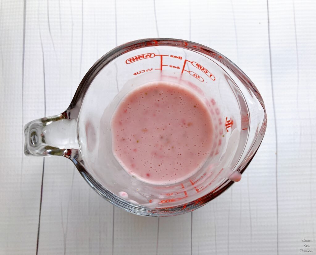 gelatin water berry cream cheese