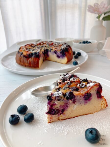 Blueberry Yogurt Flan : Gluten-Free & Lactose-Free
