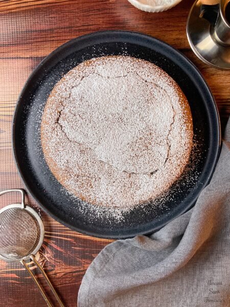 torta caprese iced sugar