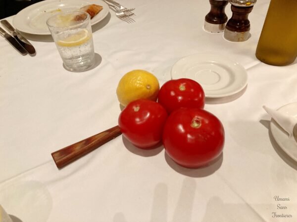 tomatoes on the table