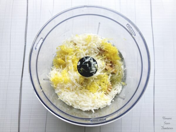 lemon lemon zest olive oil parmesan cheese walnuts