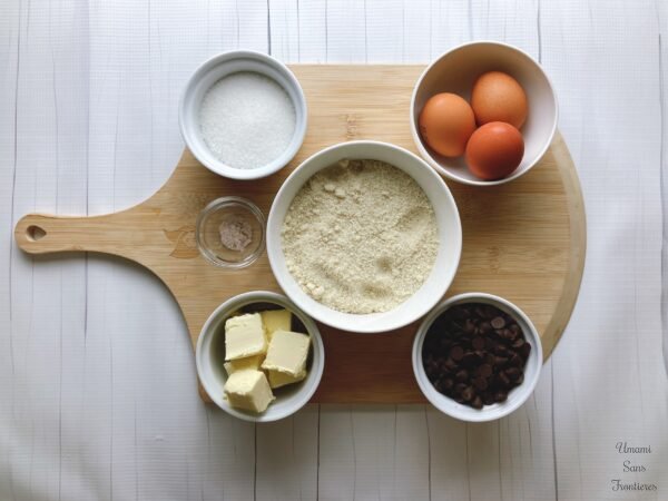 Torta Caprese: Italian Chocolate Cake ingredients