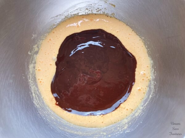 egg york sugar melted chocolate