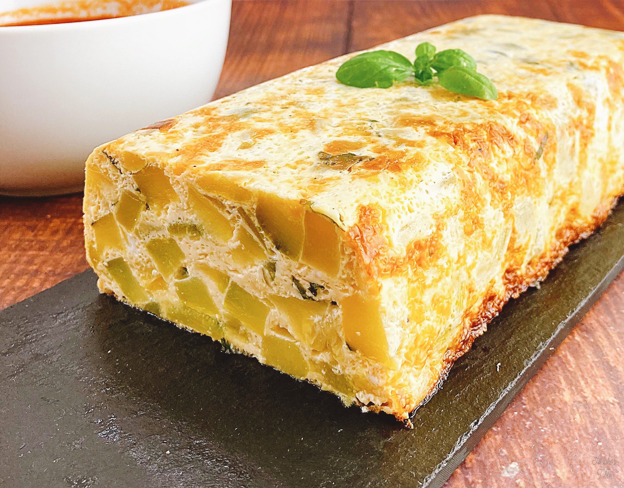 zucchini flan
