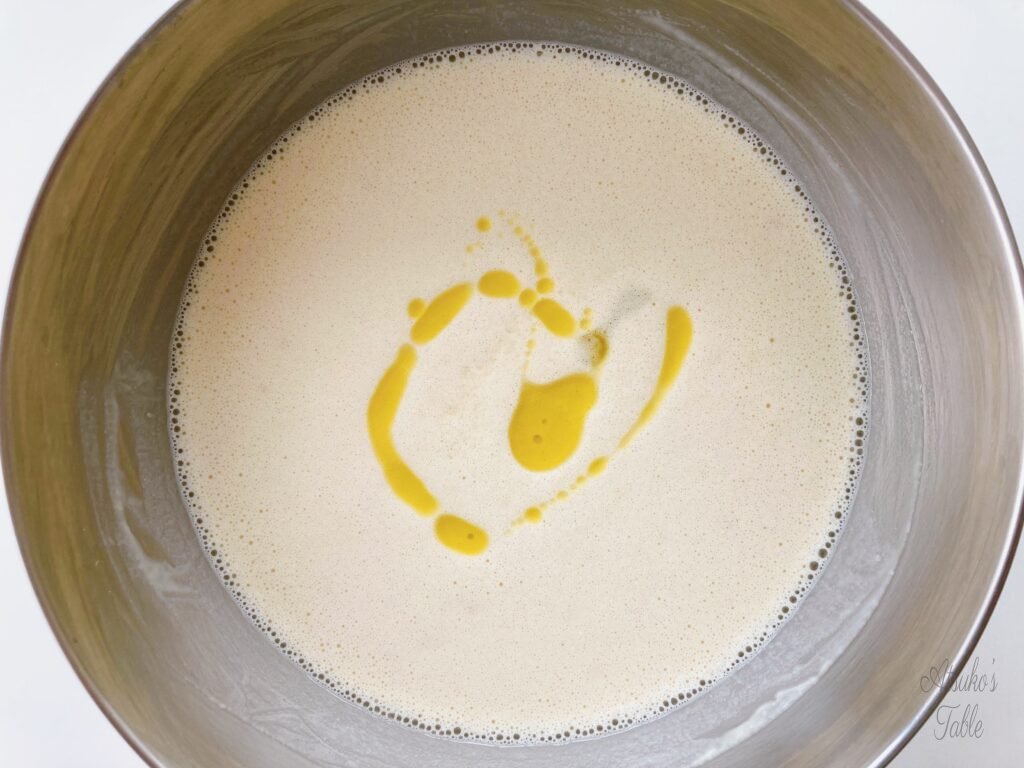 olive oil batter