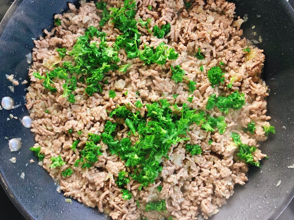 parsley added