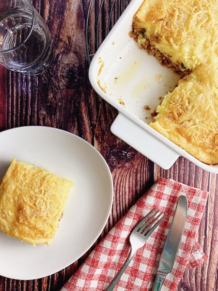 Mashed Potato Gratin with Minced Meat hachis parmentier one piece