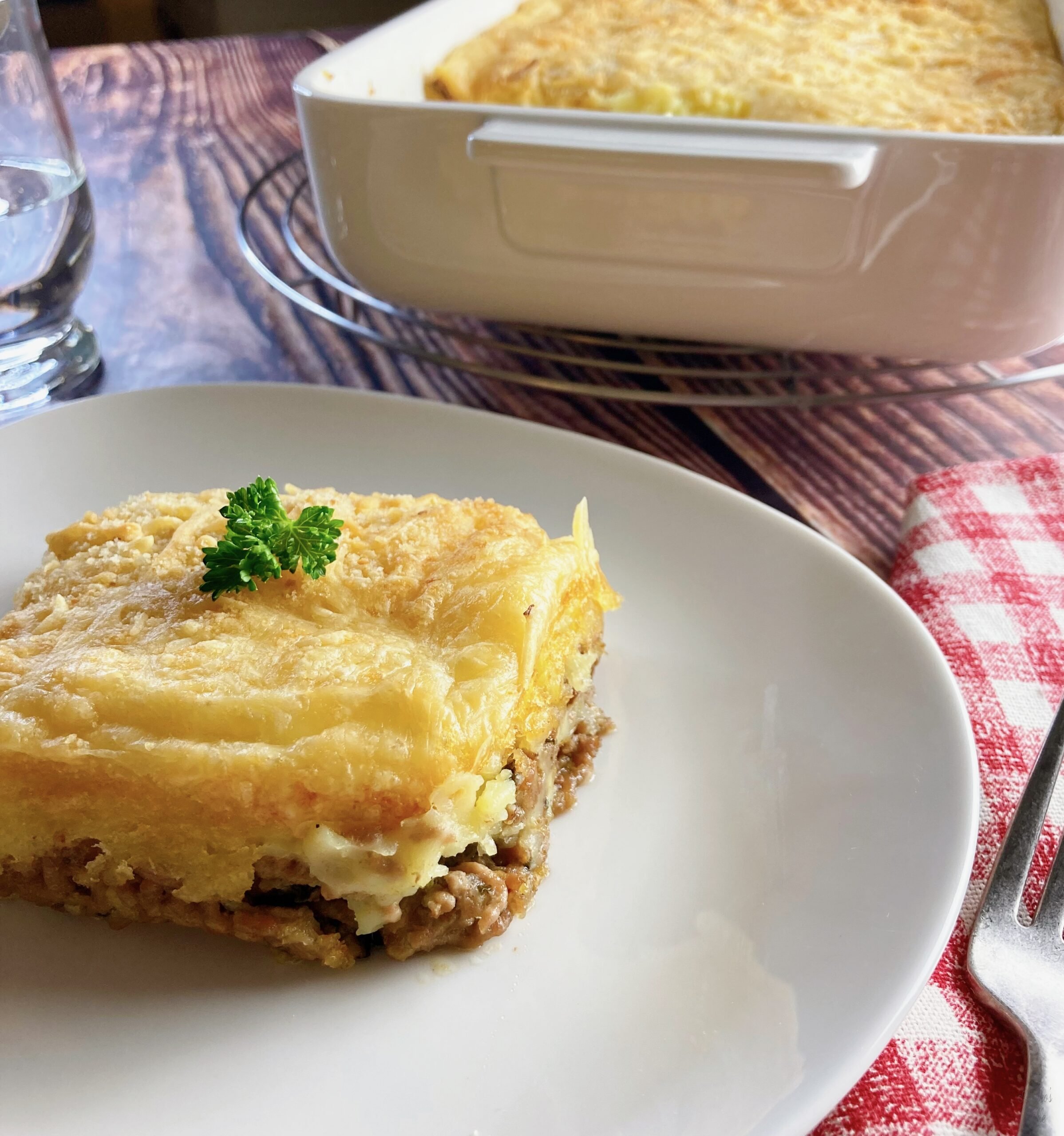 Mashed Potato Gratin with Minced Meat hachis parmentier one piece
