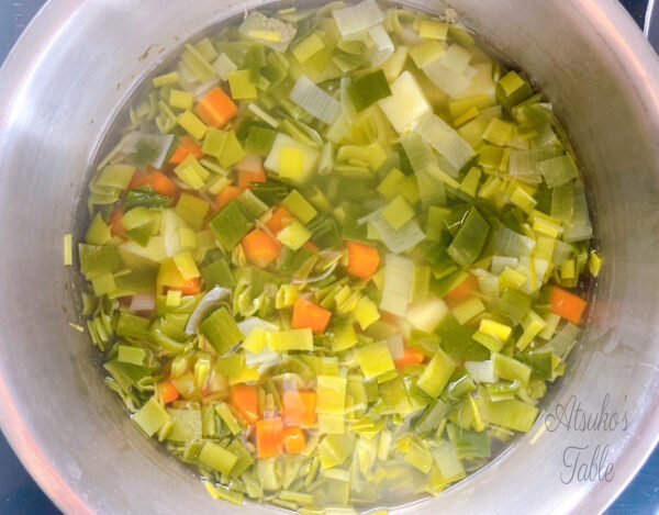 simmered vegetable soup