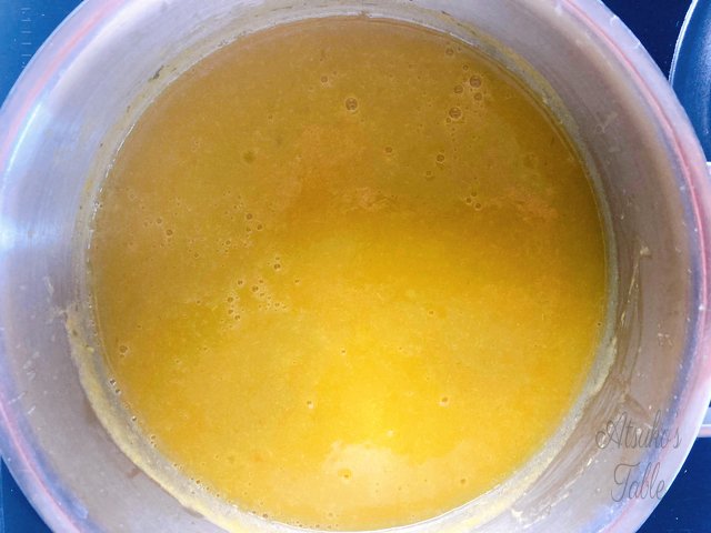 blended vegetable soup