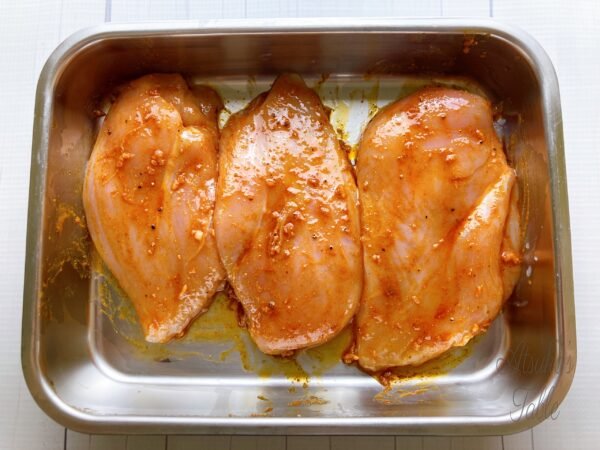 chicken breast marinated