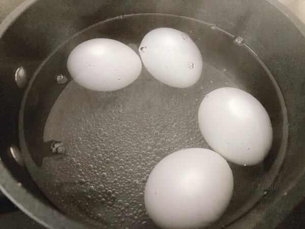 boiled eggs