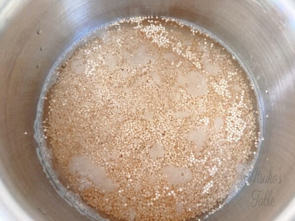 quinoa water