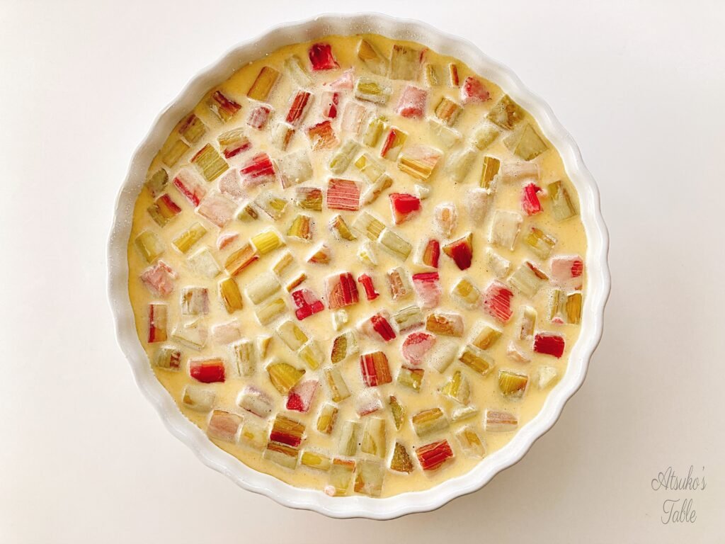 rhubarb batter