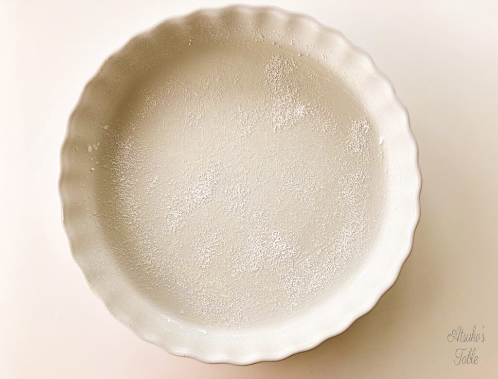 butter flour ceramic dish