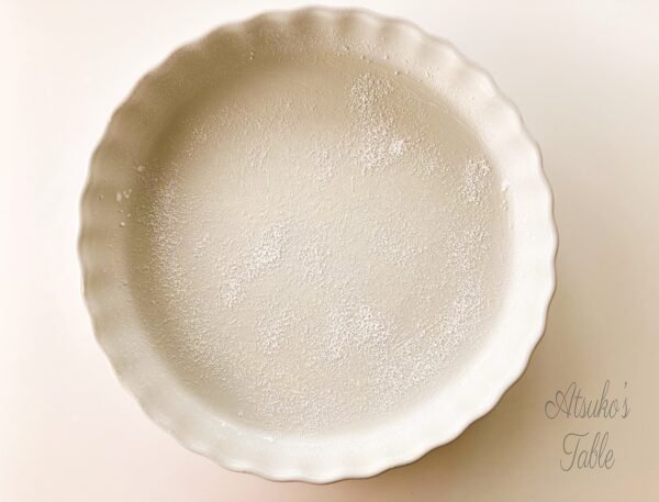 butter flour ceramic dish