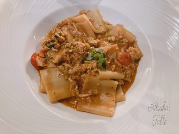 crab pasta tomato sauce