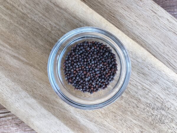 black mustard seeds