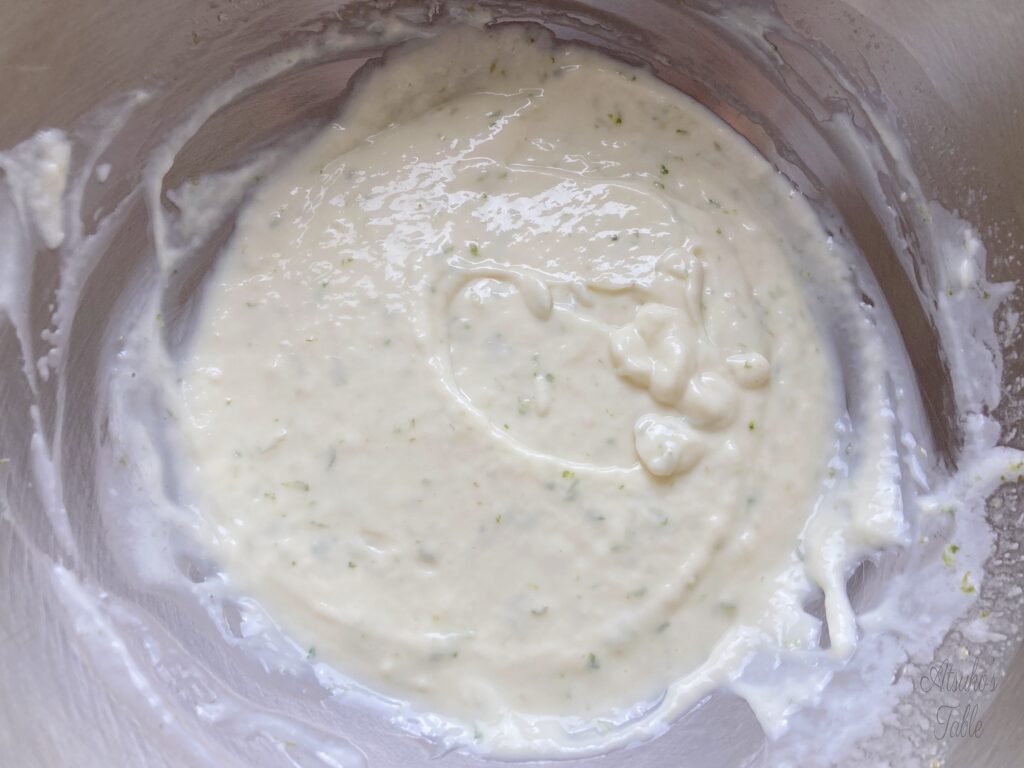 cream cheese condense milk gelatin lime zest lime juice