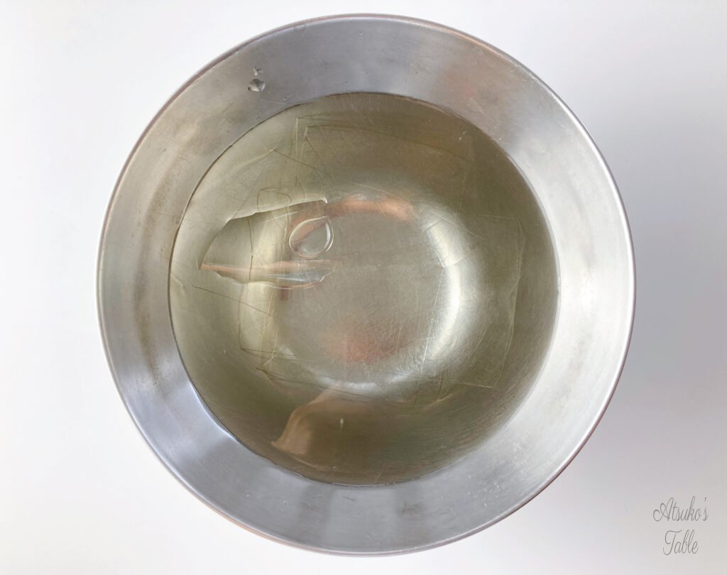 gelatine water