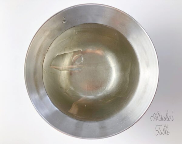 gelatine water