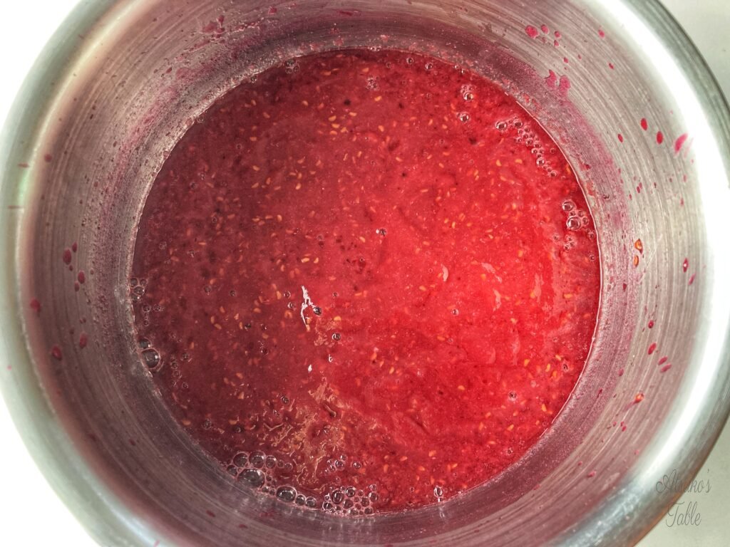 blendered berry sauce