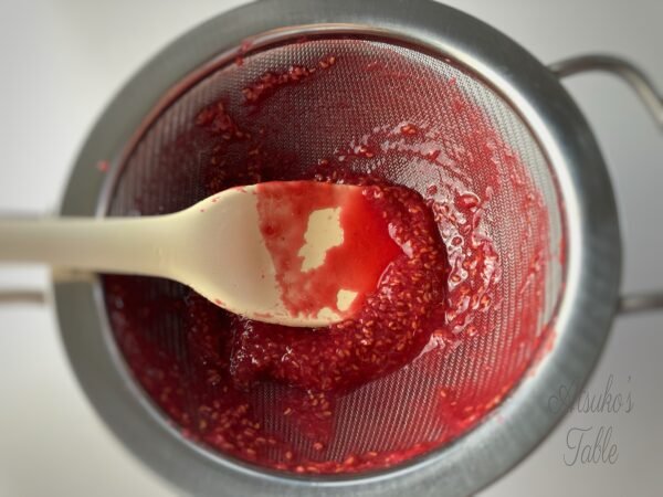 strain berry sauce