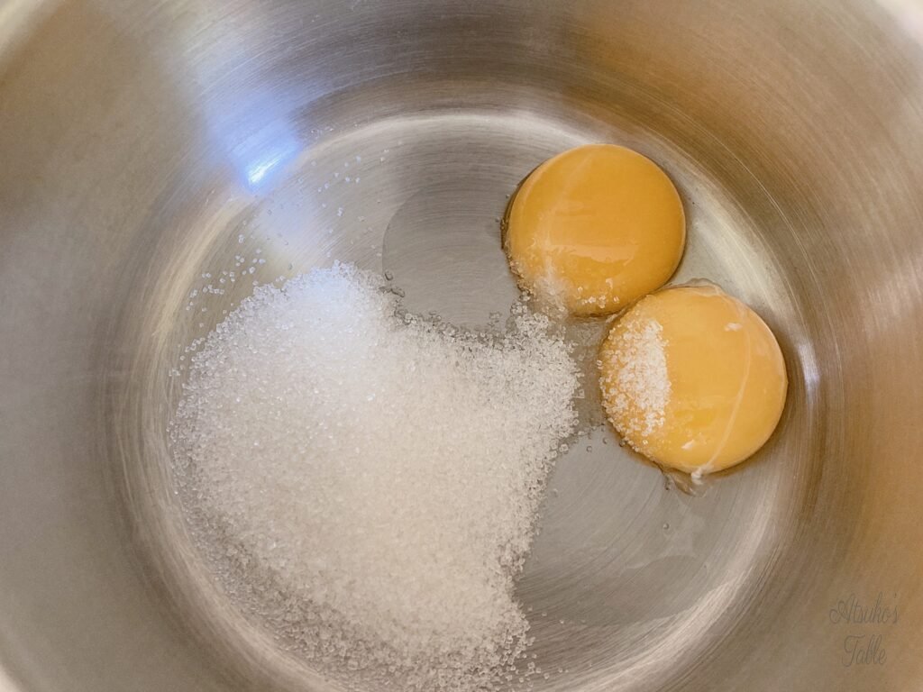 egg yolk sugar