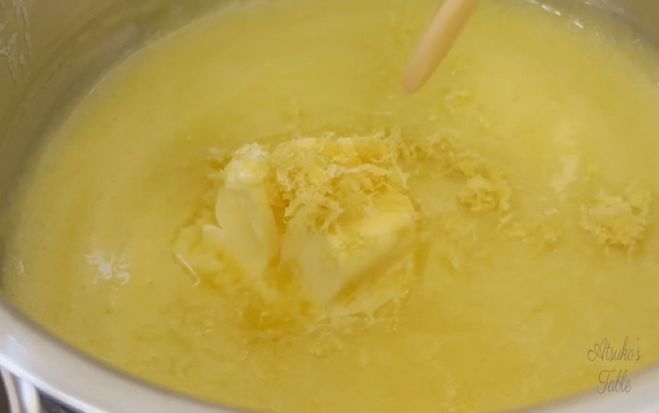 lemon curd butter lemon zest