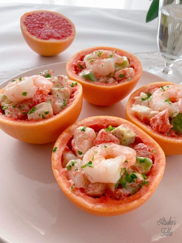 a half grapefruit 4 grapefruit salad