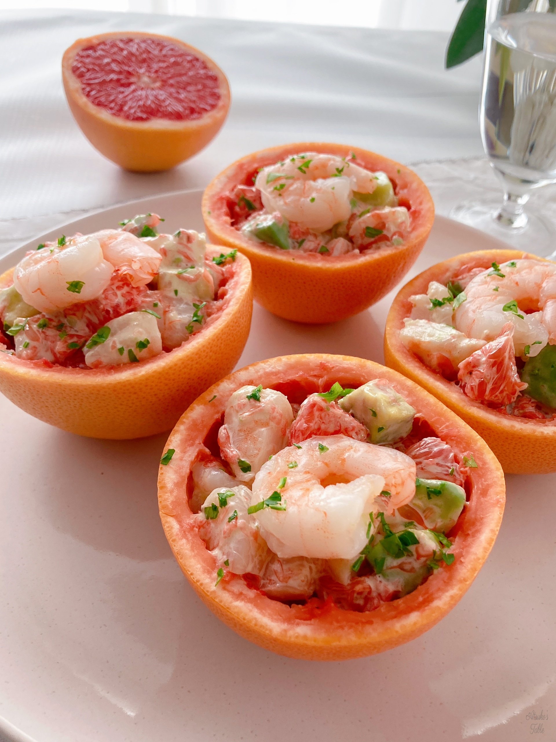 a half grapefruit 4 grapefruit salad